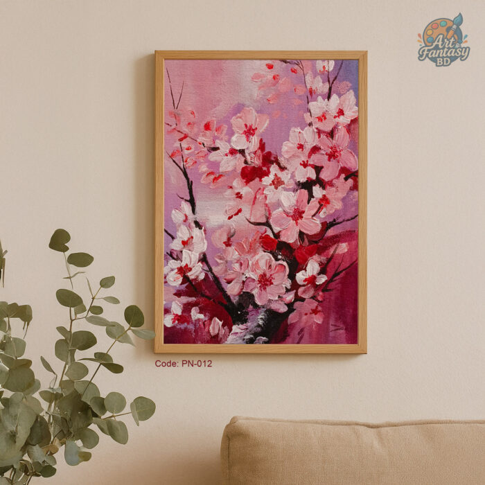 Ethereal Bloom – Dreamy Floral Fantasy Canvas Wall Art for Modern Home Decor | Art Fantasy BD | - Image 1