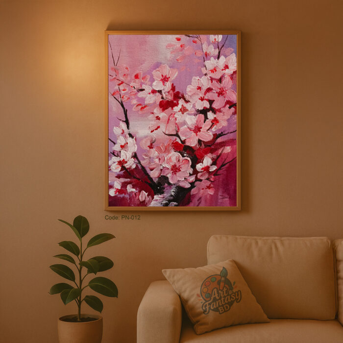 Ethereal Bloom – Dreamy Floral Fantasy Canvas Wall Art for Modern Home Decor | Art Fantasy BD | - Image 3