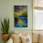 Autumn Serenity – Framed Reflection Landscape Wall Art for Home Decor |Art Fantasy BD | - Image 3