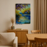 Autumn Serenity – Framed Reflection Landscape Wall Art for Home Decor |Art Fantasy BD | - Image 4